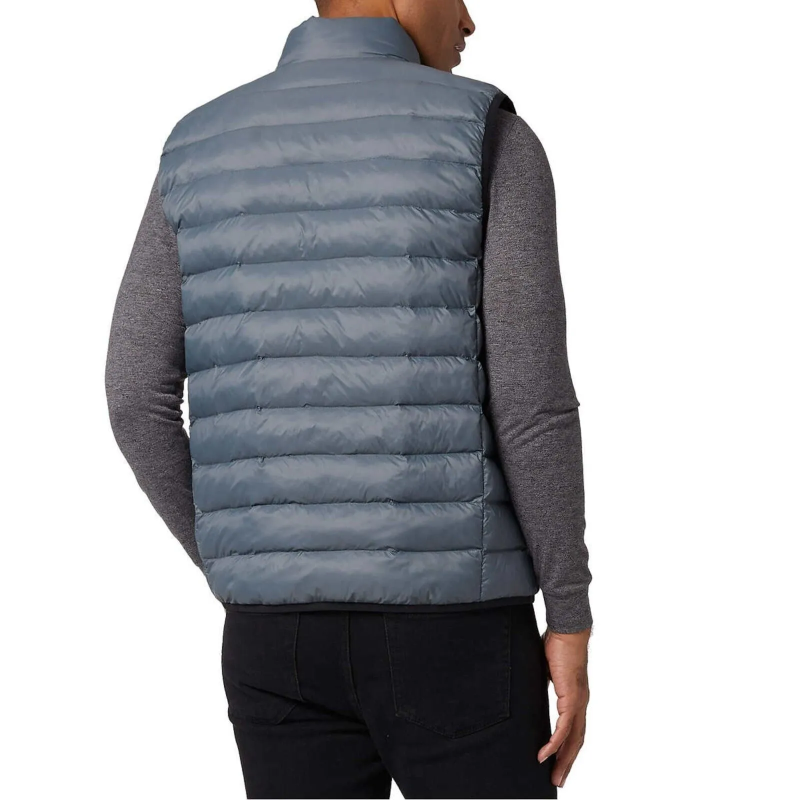 32 Degrees Quilted Stand-up Collar Lightweight Warmth Full Zip Vest