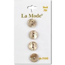 7/16" Tan Buttons | LaMode