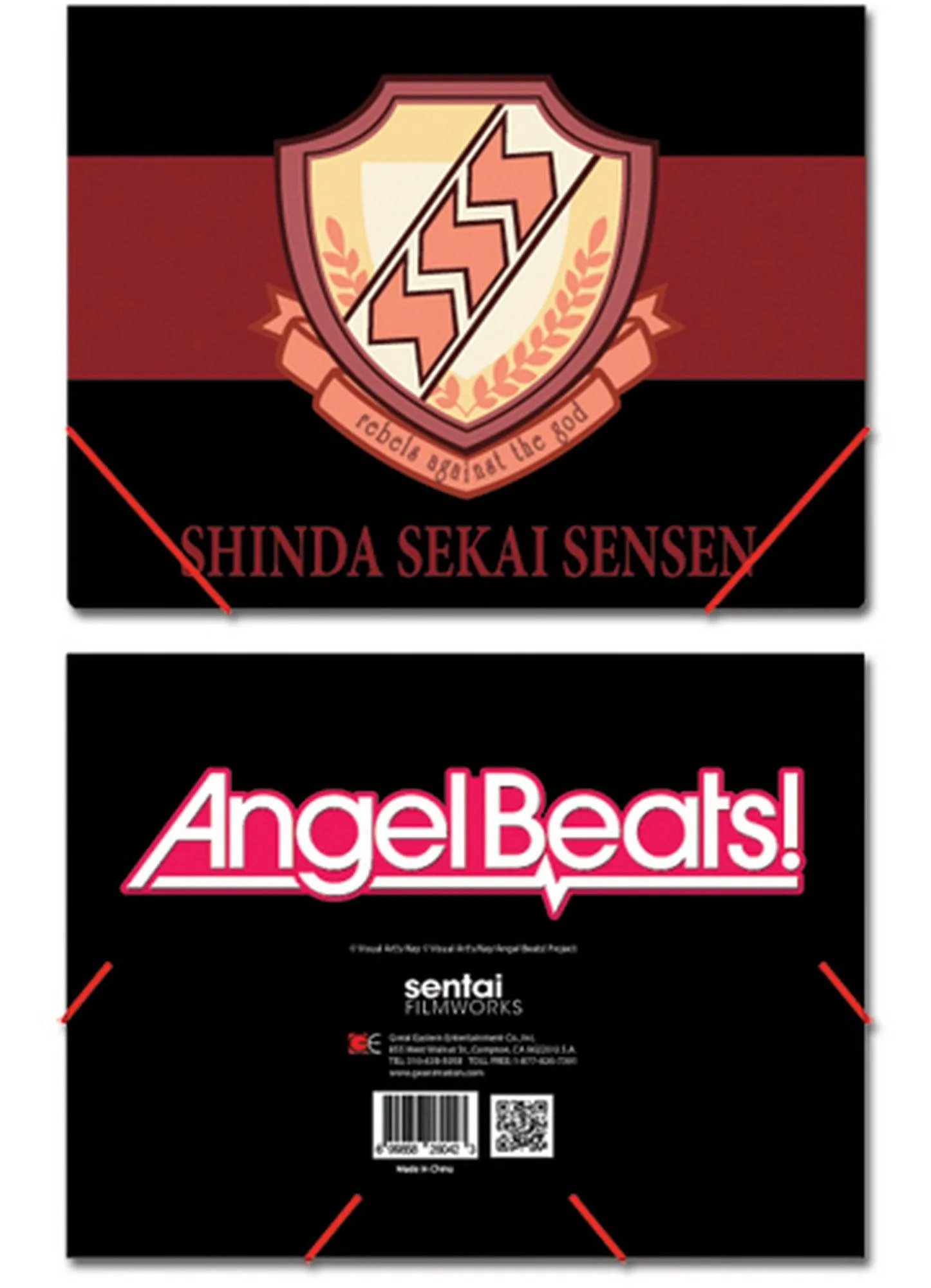 Angel Beats - SSS Elastic Band Document Folder