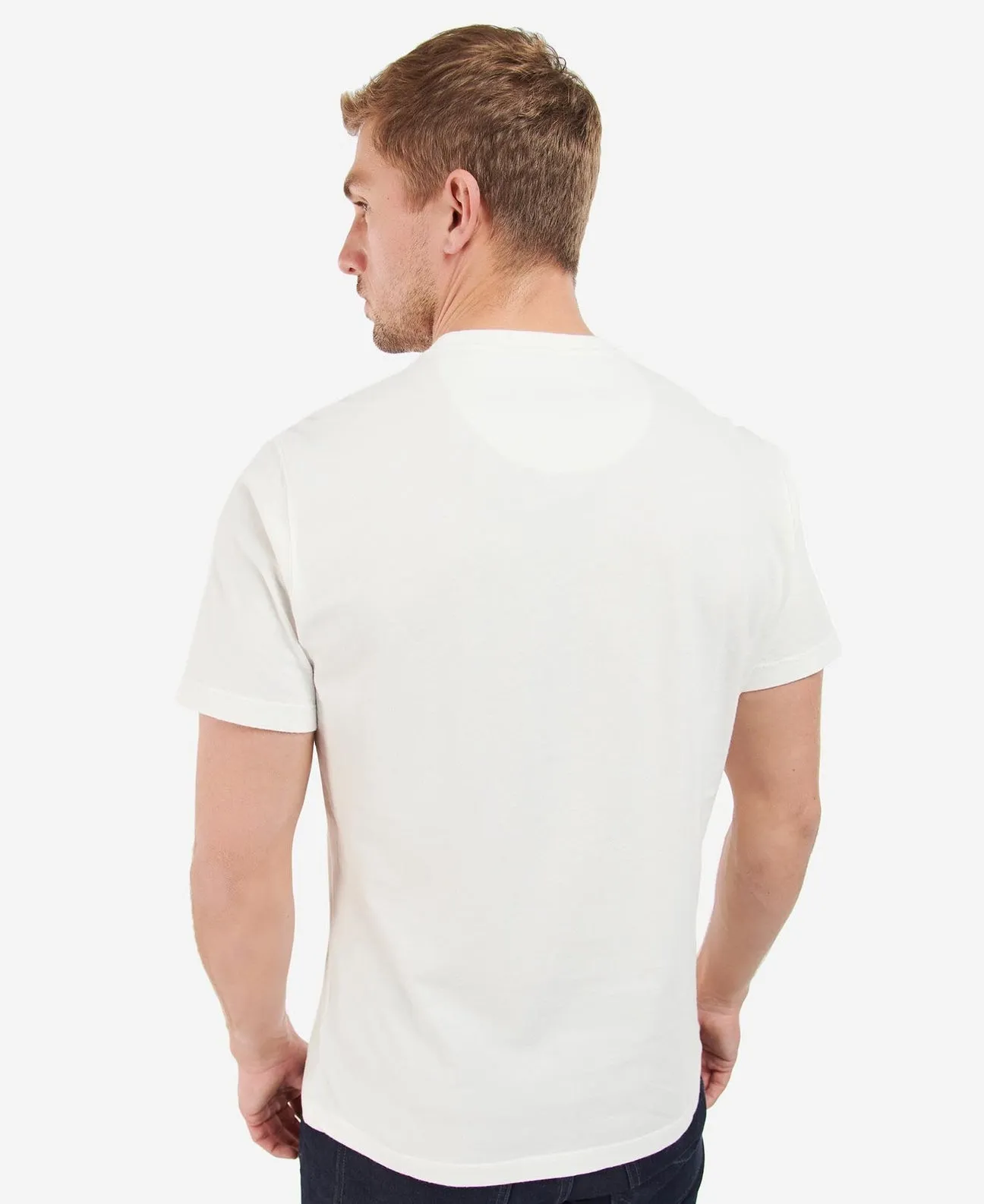 Barbour International Tanner Tee Whisper White