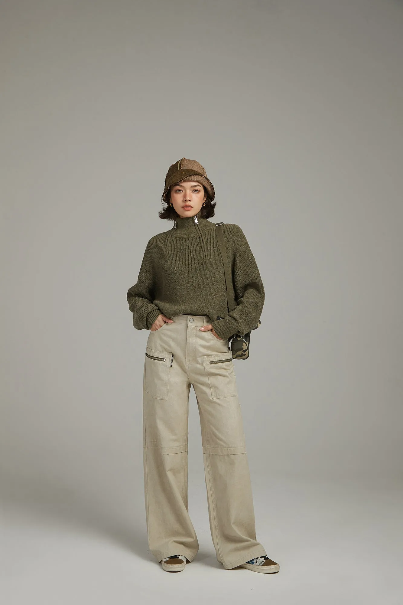 Basic Pocket Wide Pants