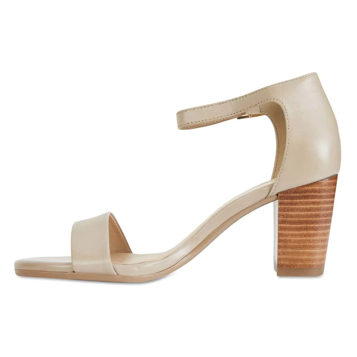 Beyond Heel in Neutral Leather