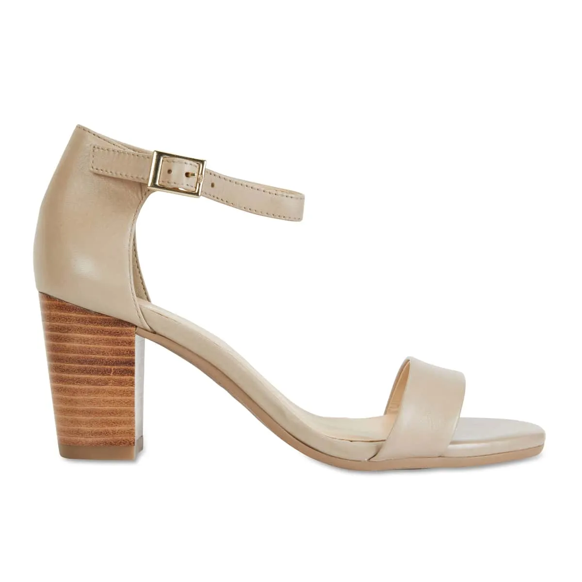 Beyond Heel in Neutral Leather