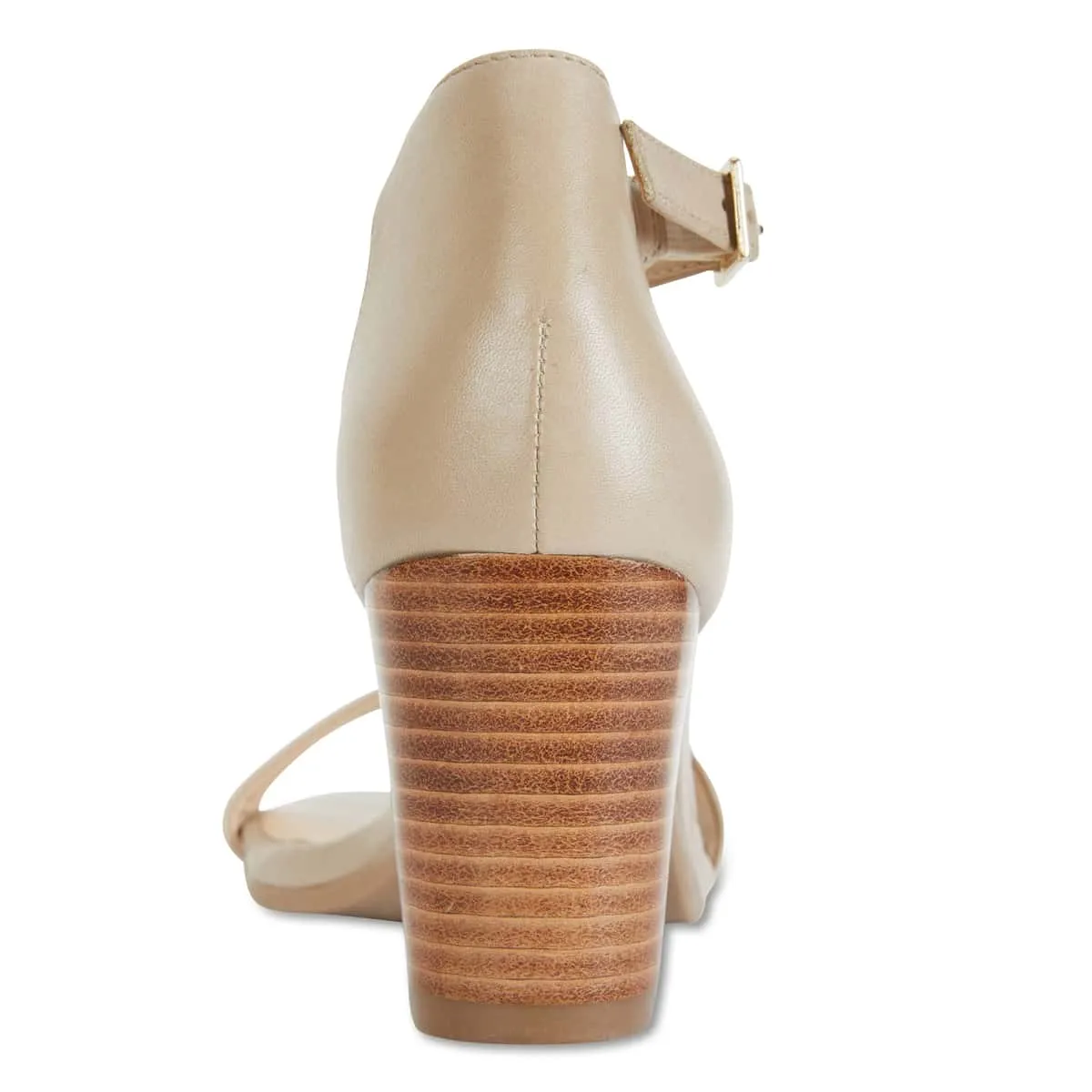 Beyond Heel in Neutral Leather