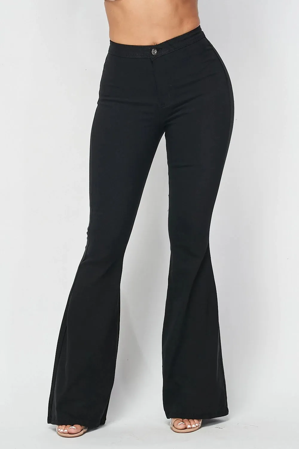 Black Bell Bottom Jeans