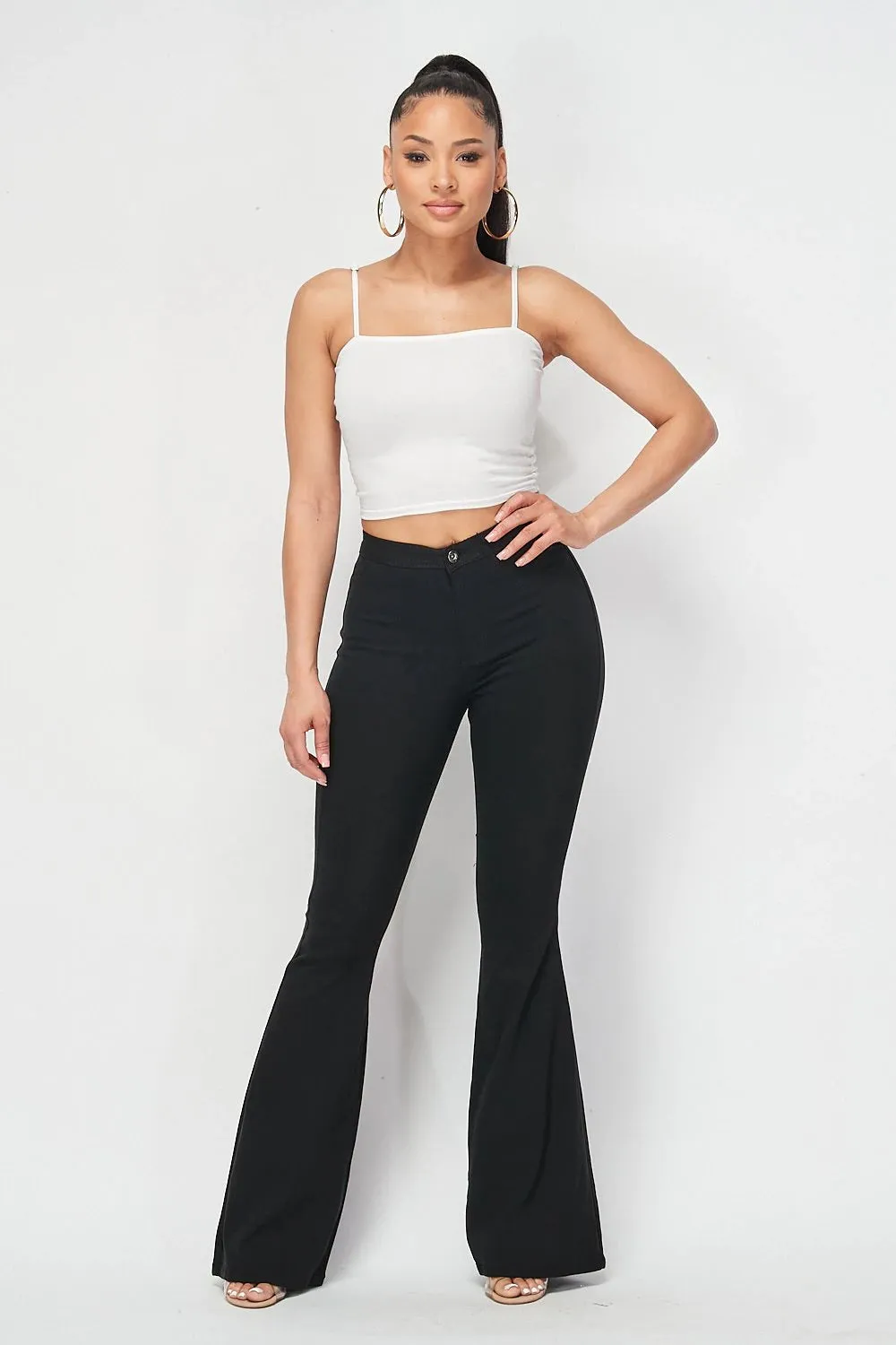 Black Bell Bottom Jeans