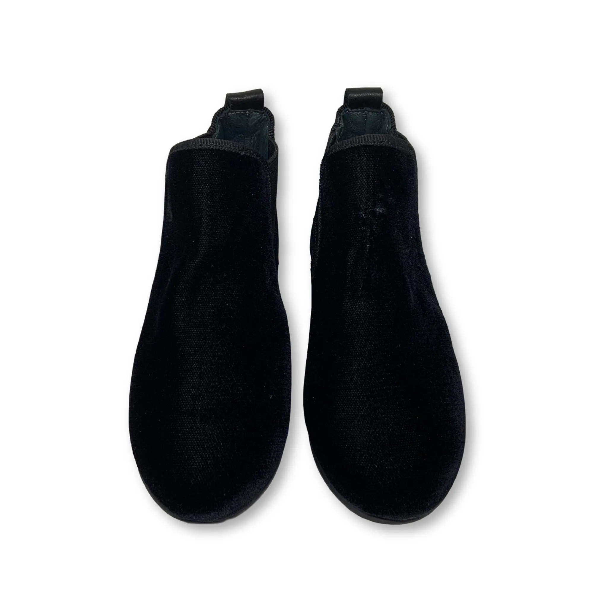 Blublonc Black Velvet Bootie