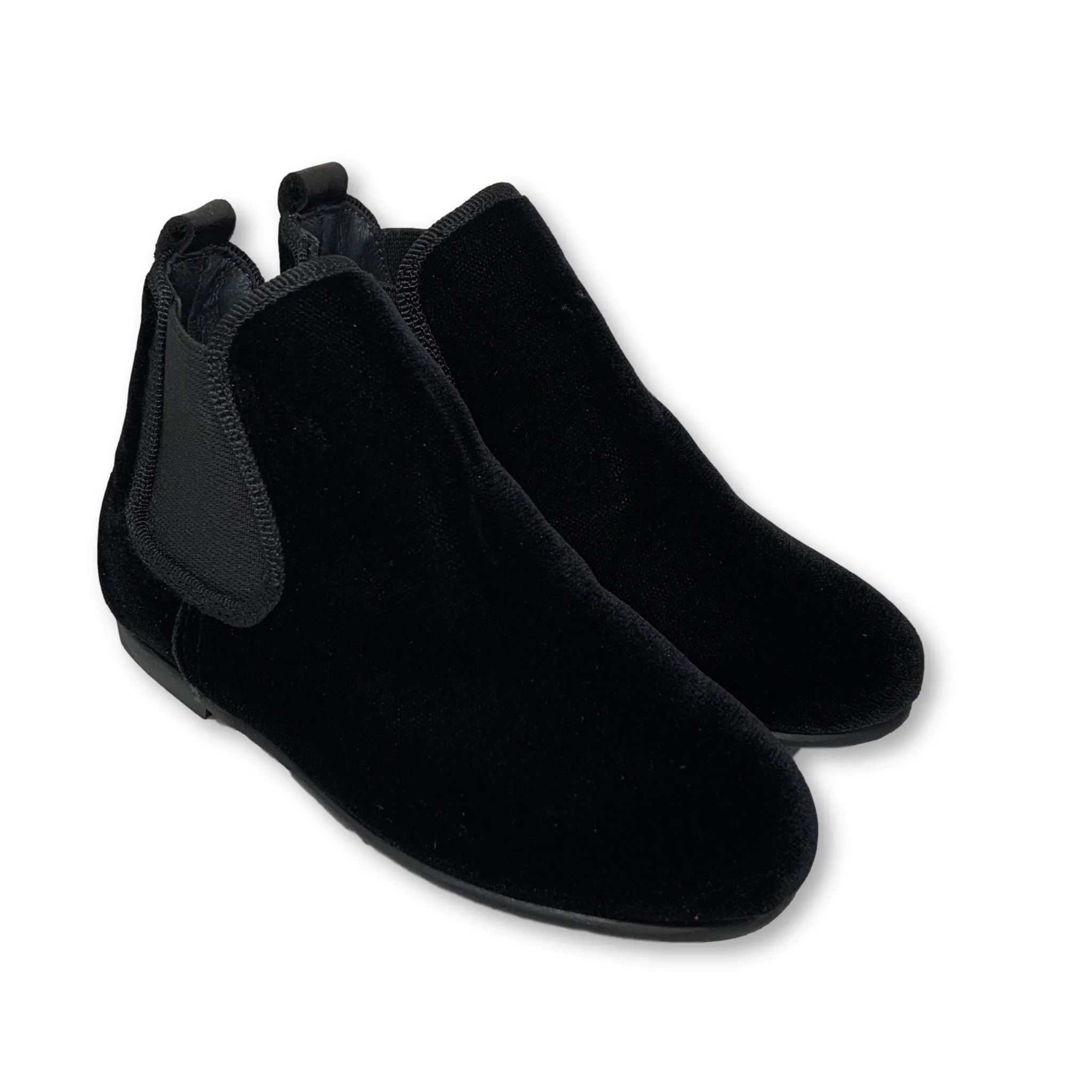 Blublonc Black Velvet Bootie