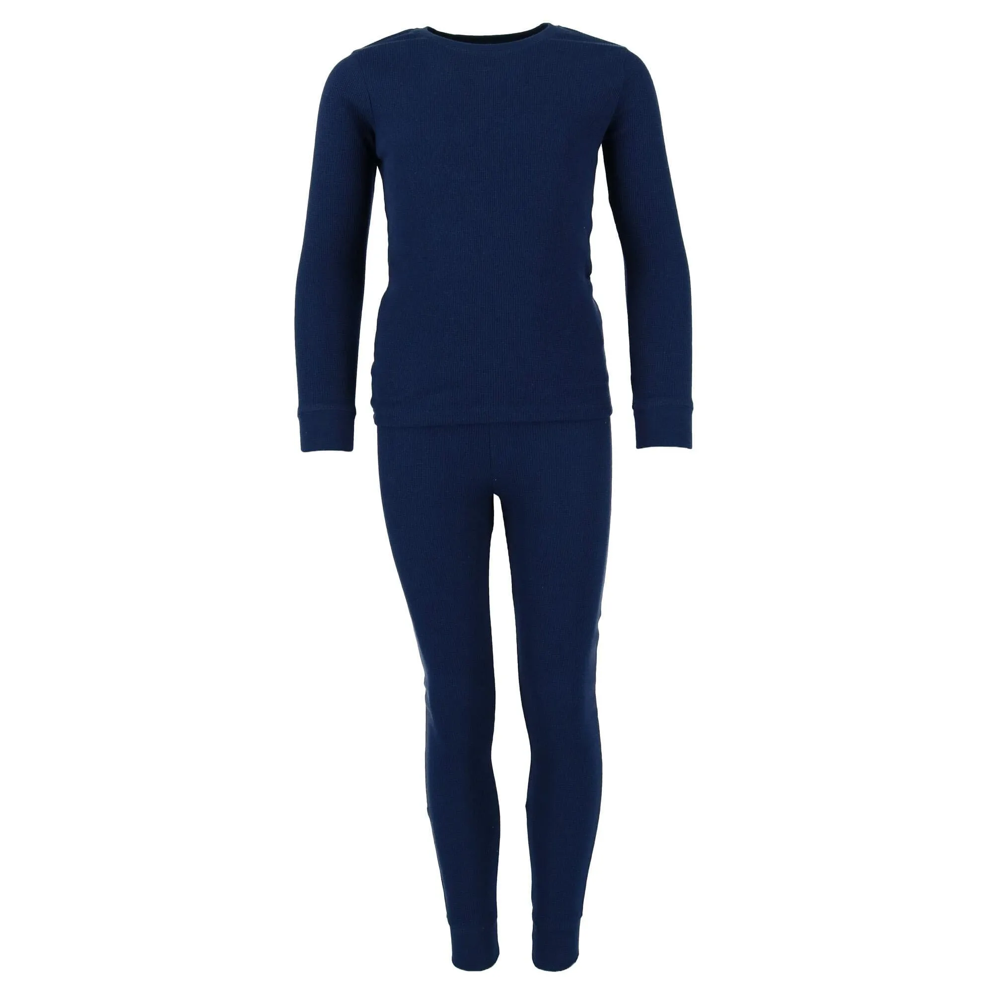 Boys Only Kid's Waffle Thermal Long Underwear 2-Piece Set