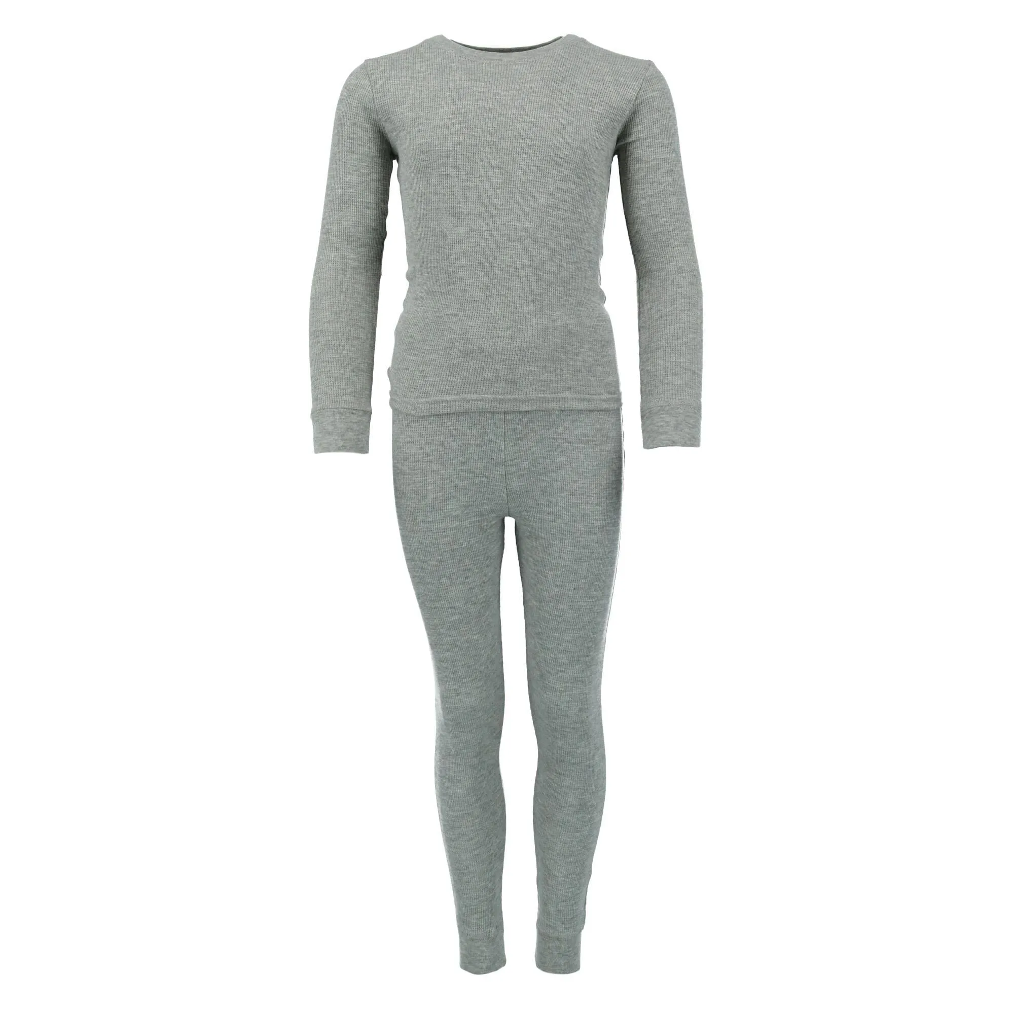 Boys Only Kid's Waffle Thermal Long Underwear 2-Piece Set