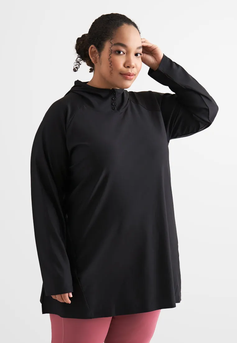 Cergas Active Hoodie Instant Hijab Top