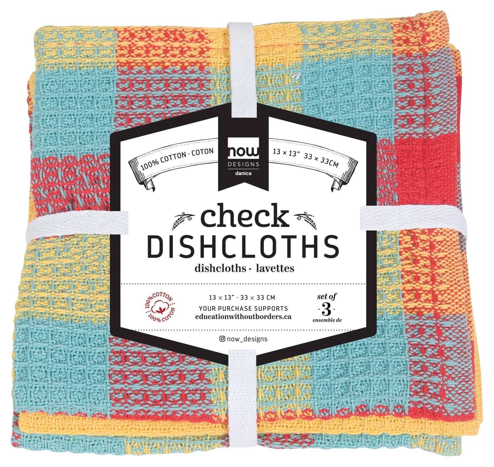 Check-it Dishcloths Sets of 3