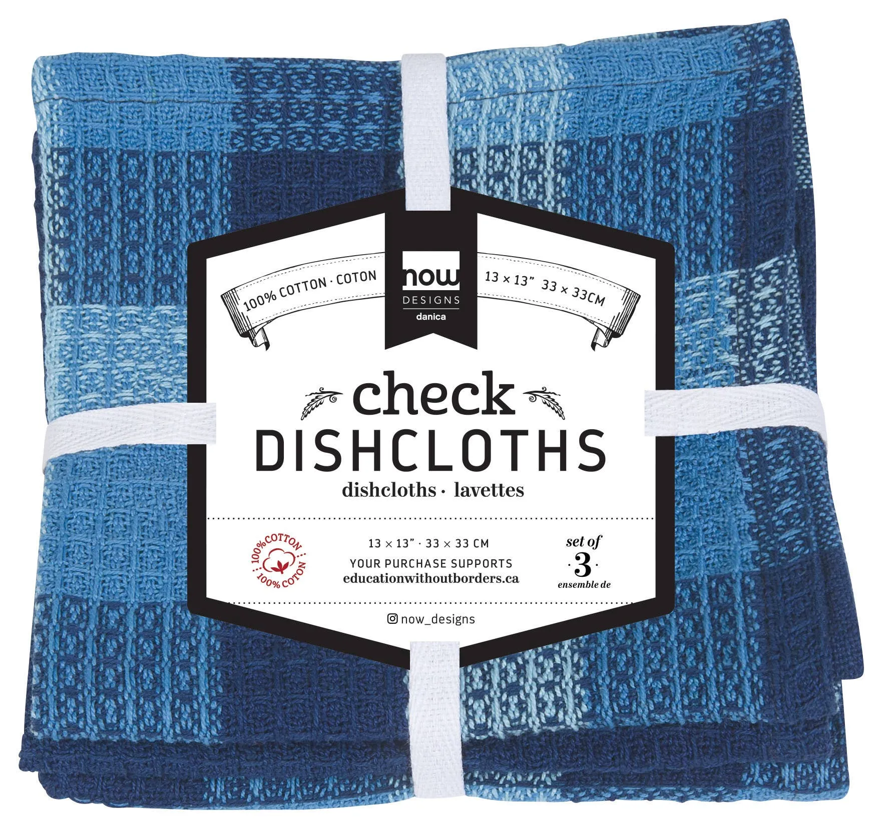 Check-it Dishcloths Sets of 3