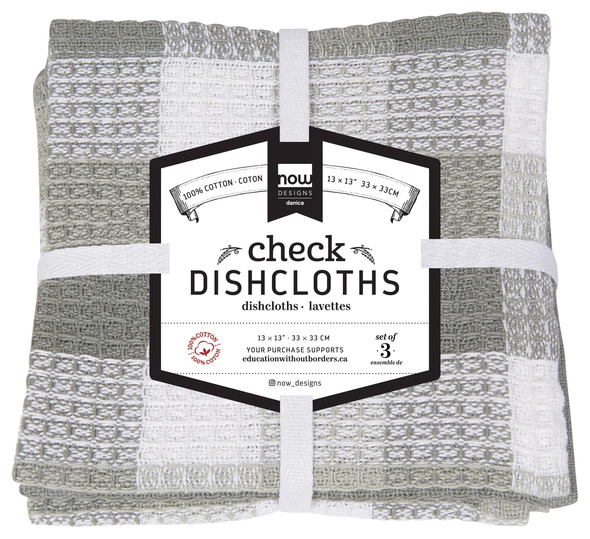 Check-it Dishcloths Sets of 3