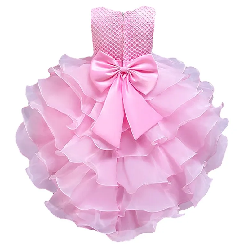 Christmas Baby Girls Dress Princess Elegant Toddler Kids Wedding Ball Gown Infant Party Dresses Children Clothes for 3-12 years