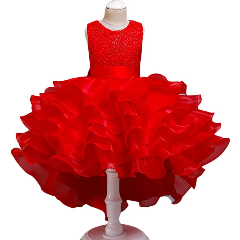 Christmas Baby Girls Dress Princess Elegant Toddler Kids Wedding Ball Gown Infant Party Dresses Children Clothes for 3-12 years