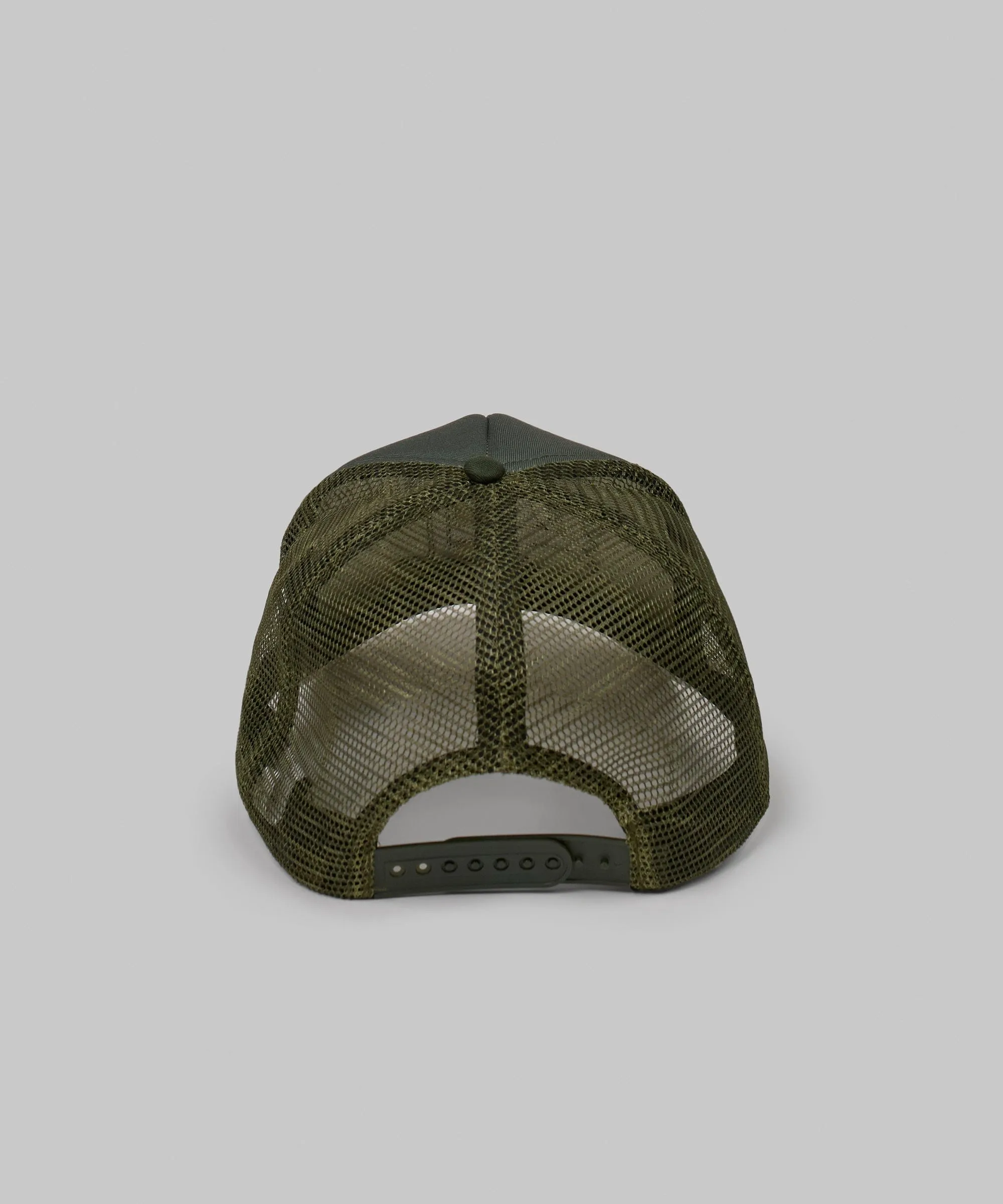 LA Embroidery Trucker Hat - Olive Green