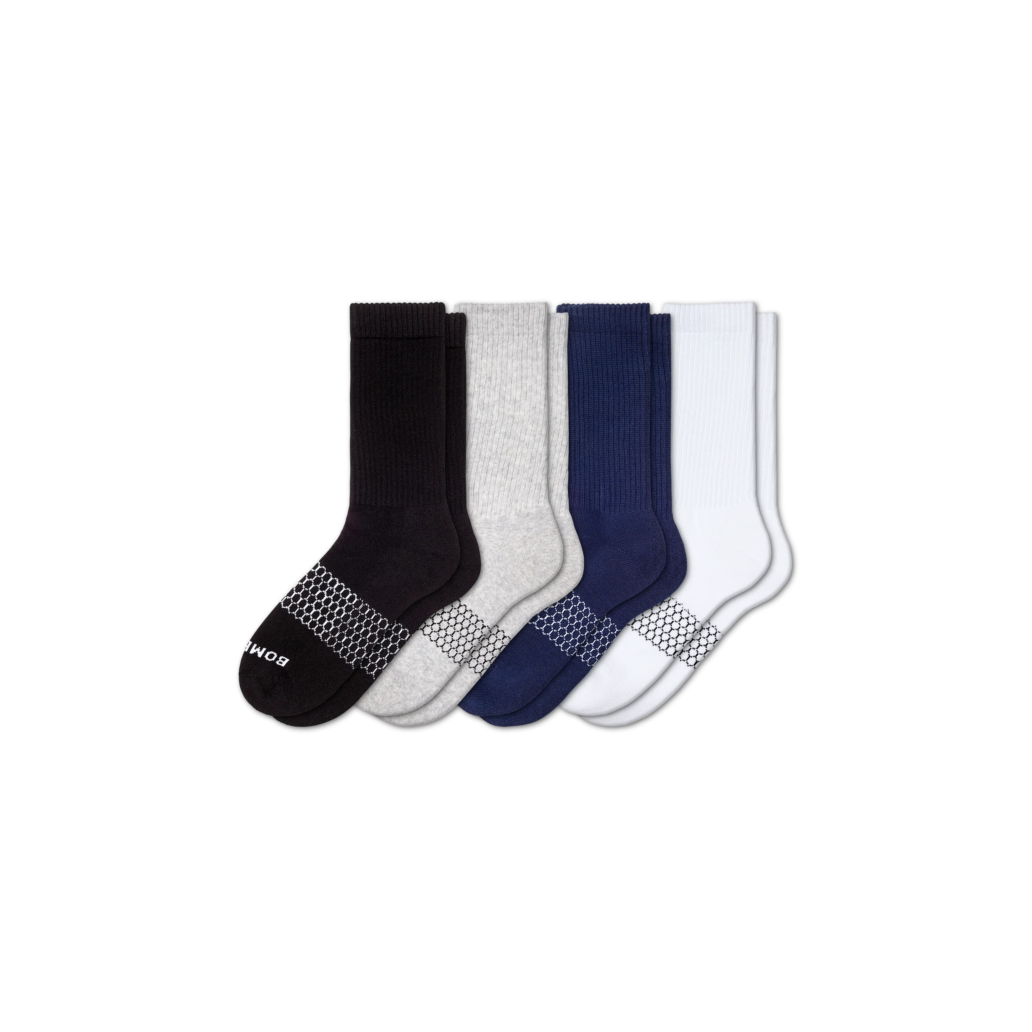 Men's Solids Calf Sock 4-Pack