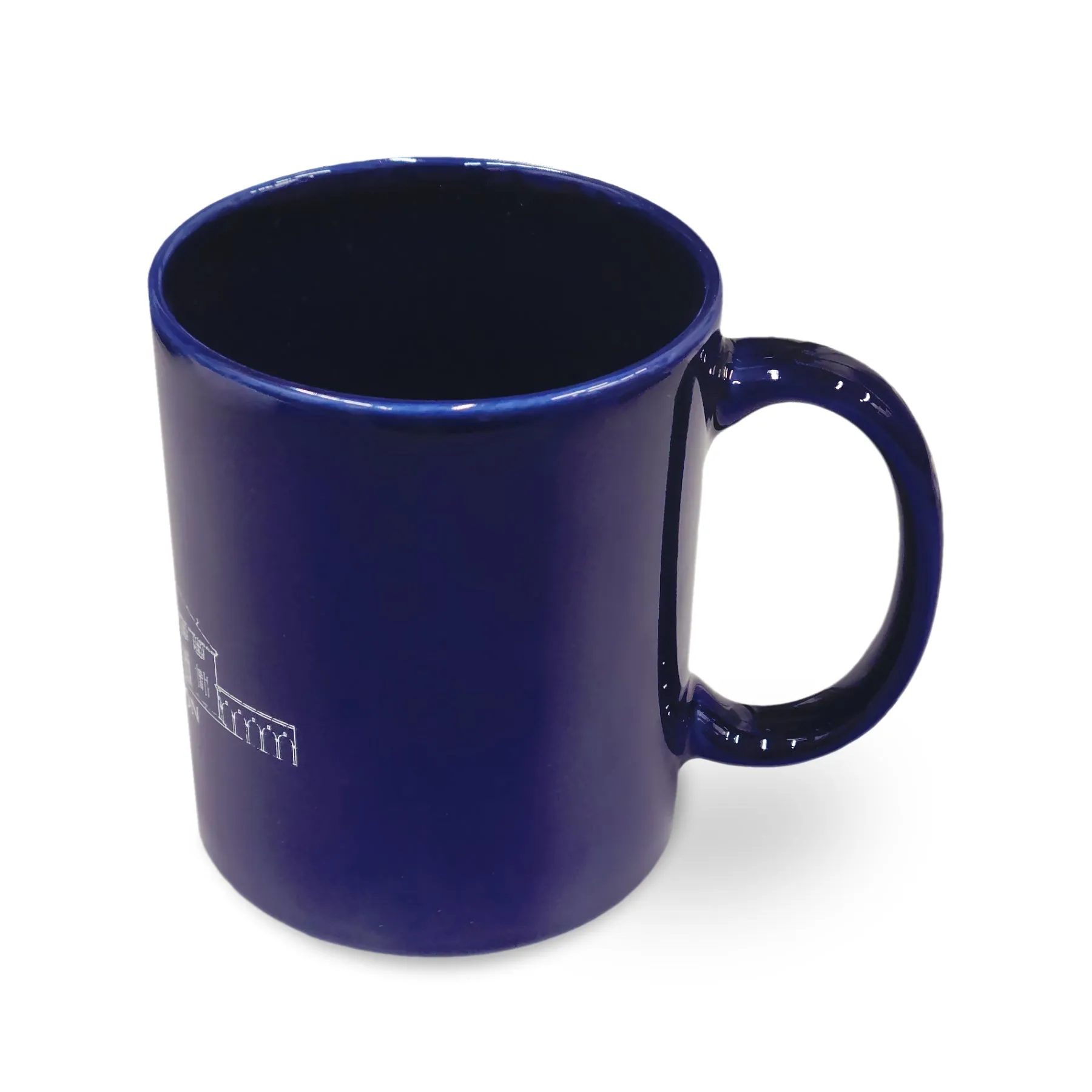 Mount Vernon Cobalt Blueprint Mug