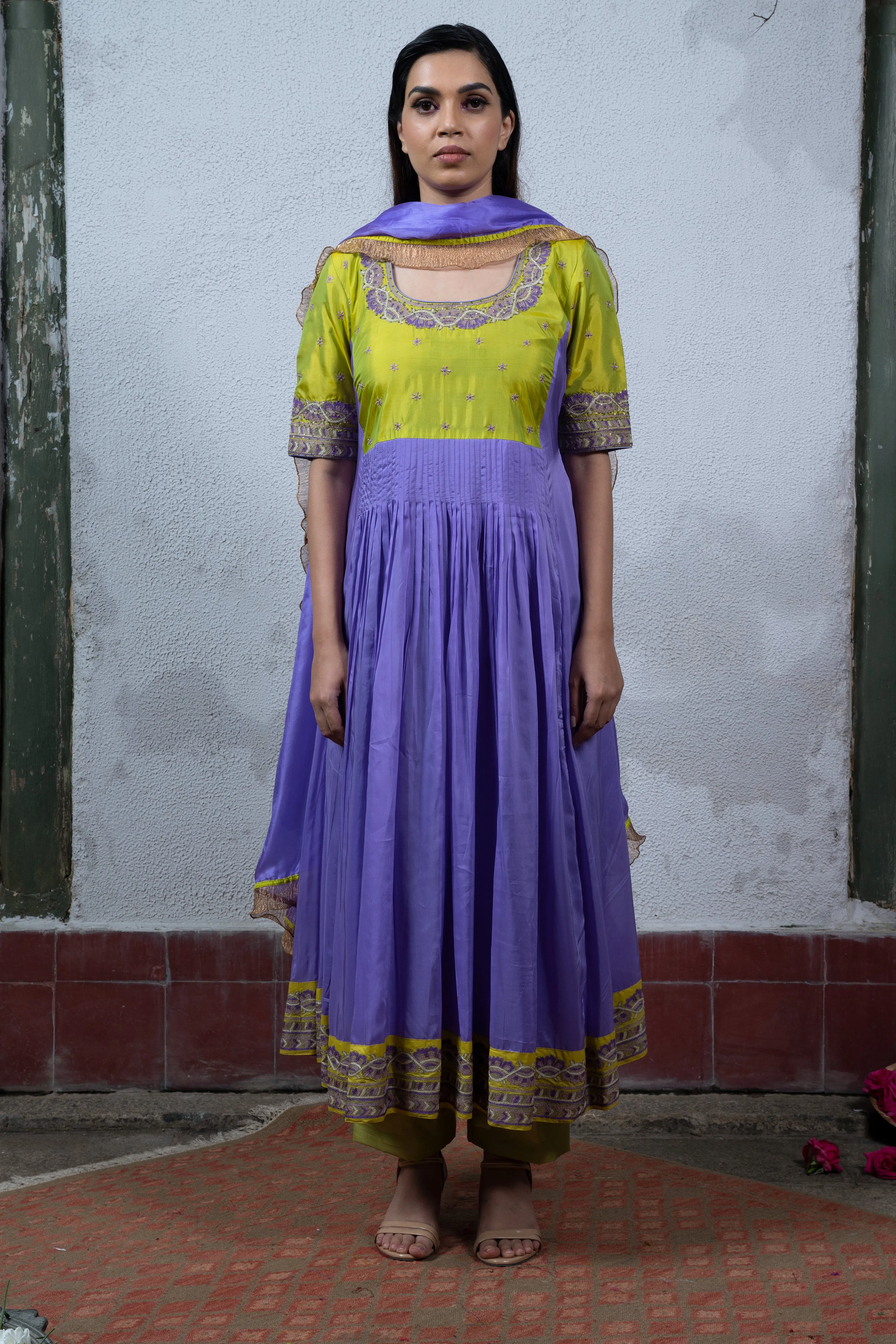 Mysore: Green and Blue Salwar