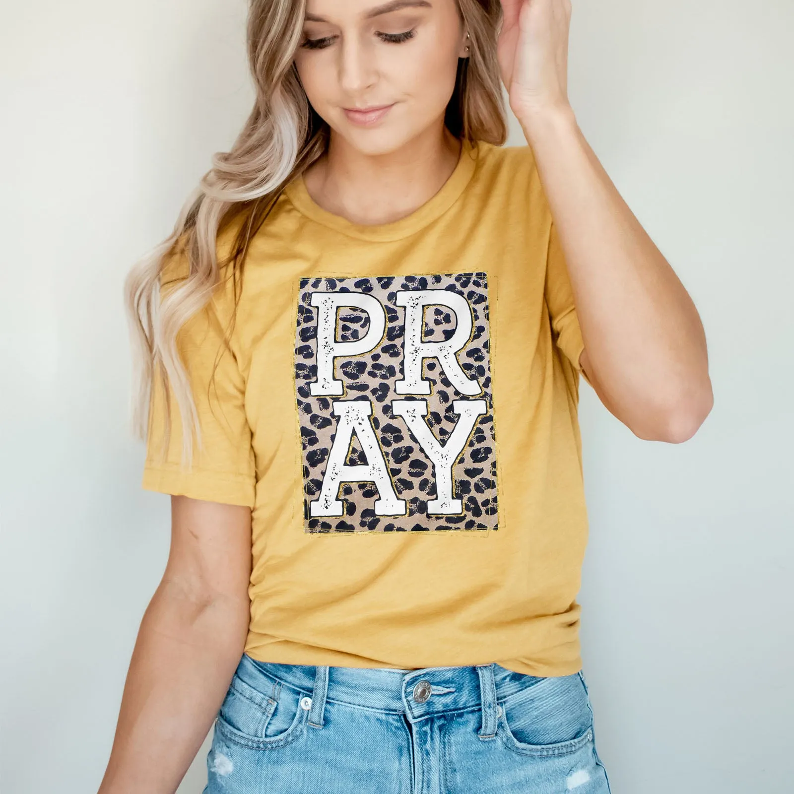 Pray Leopard Tee