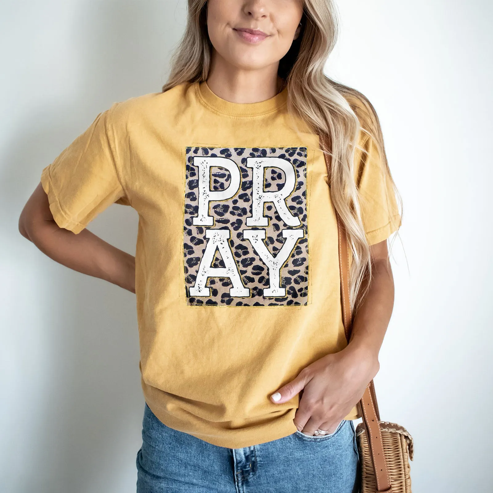 Pray Leopard Tee