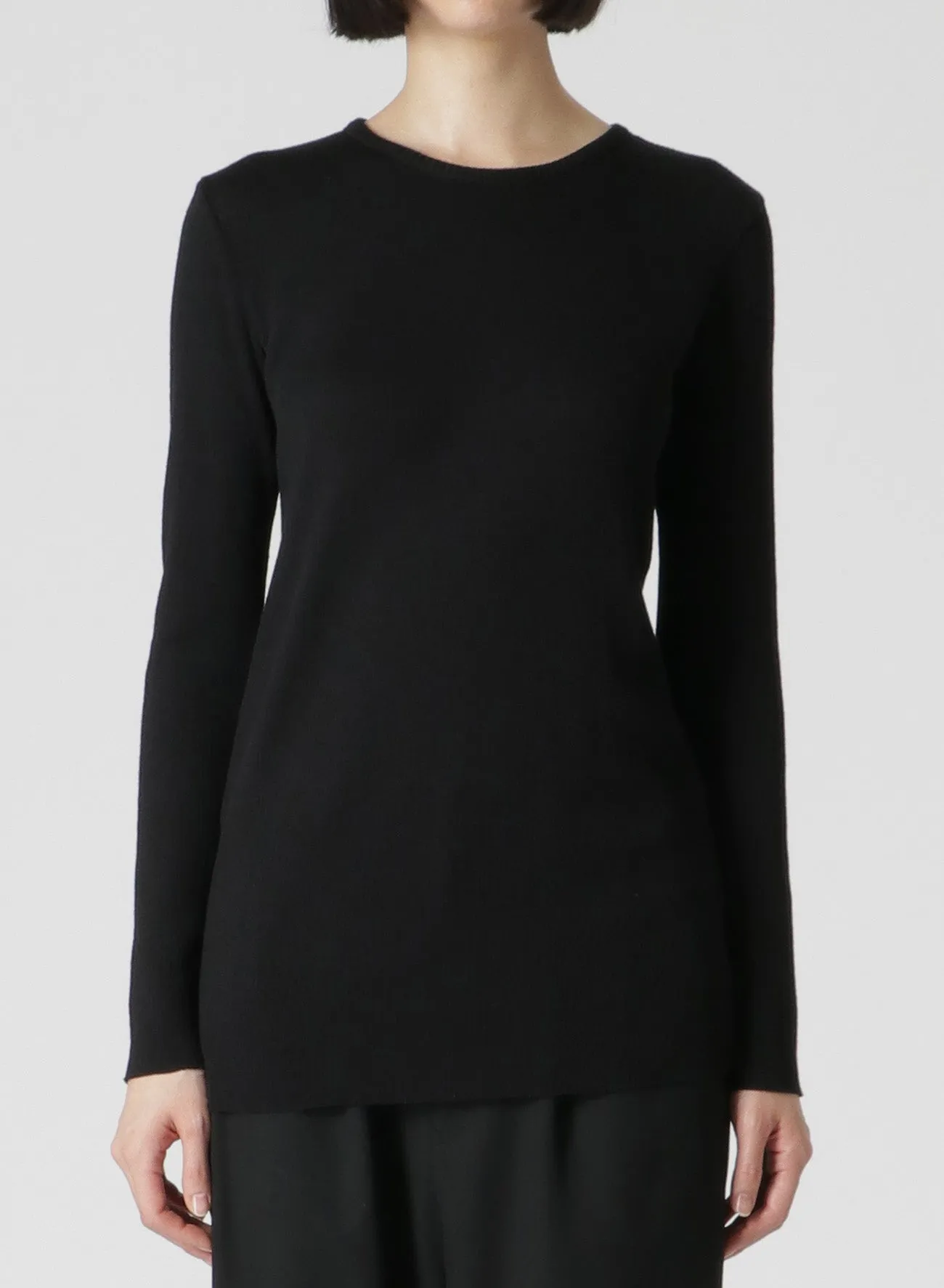 ROUND NECK LONG SLEEVE T-SHIRT