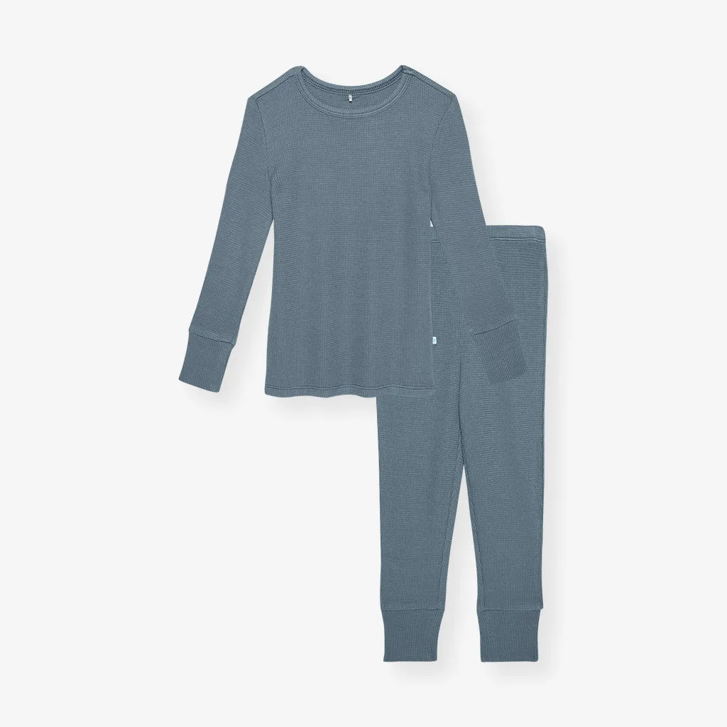 Slate Waffle Pajama Set