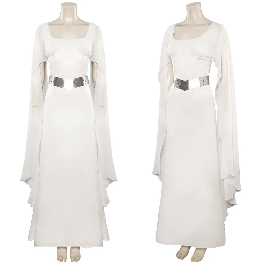 Star Wars: A New Hope Princess Leia Organa Solo White Women Dress Party Carnival Halloween Cosplay Costume