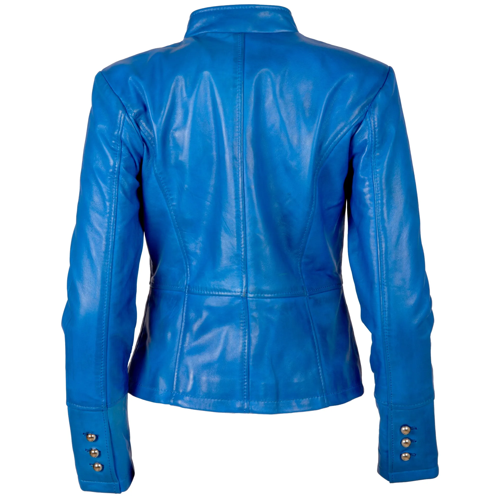 T5J4 Women’s Military Parade Jacket - Electric Blue