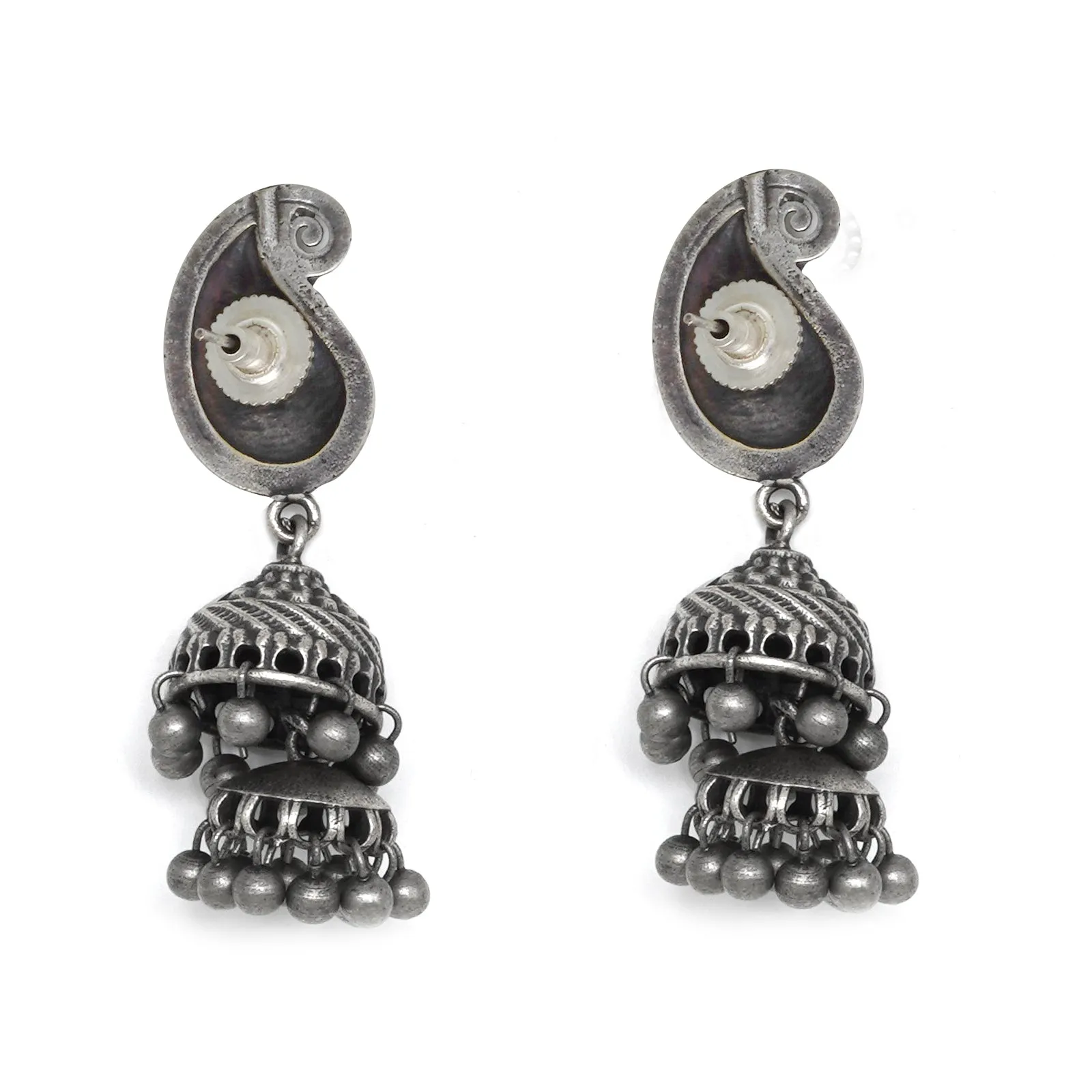 Teejh Akila Silver Oxidised Jewelry Gift Set