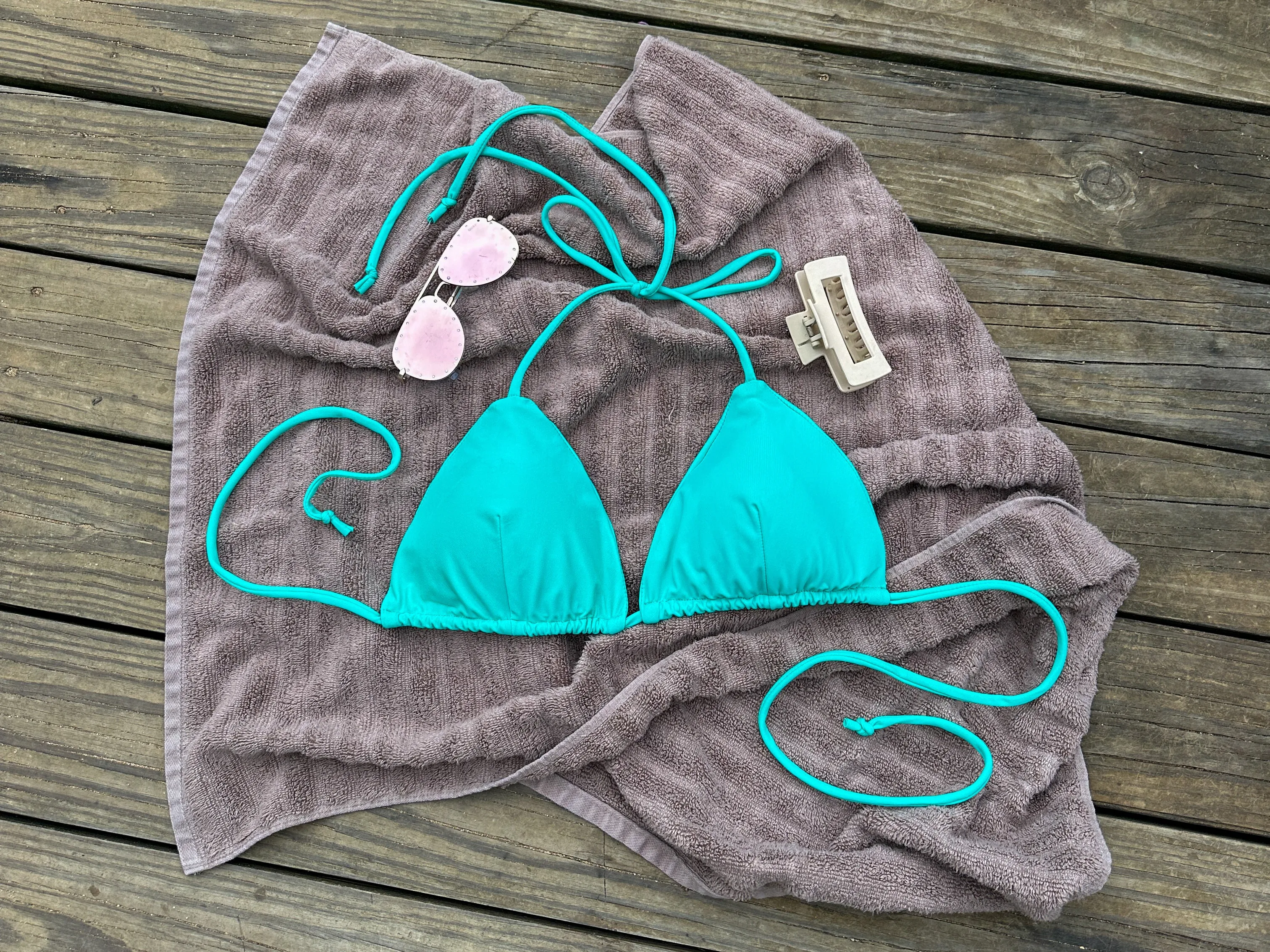 The Right Triangle Bikini Top PDF Pattern Sizes B-M