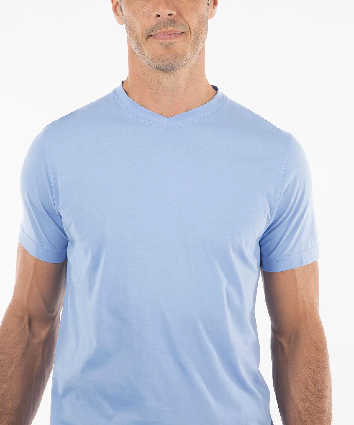 Ultra-Light Peruvian Cotton V-Neck Tee