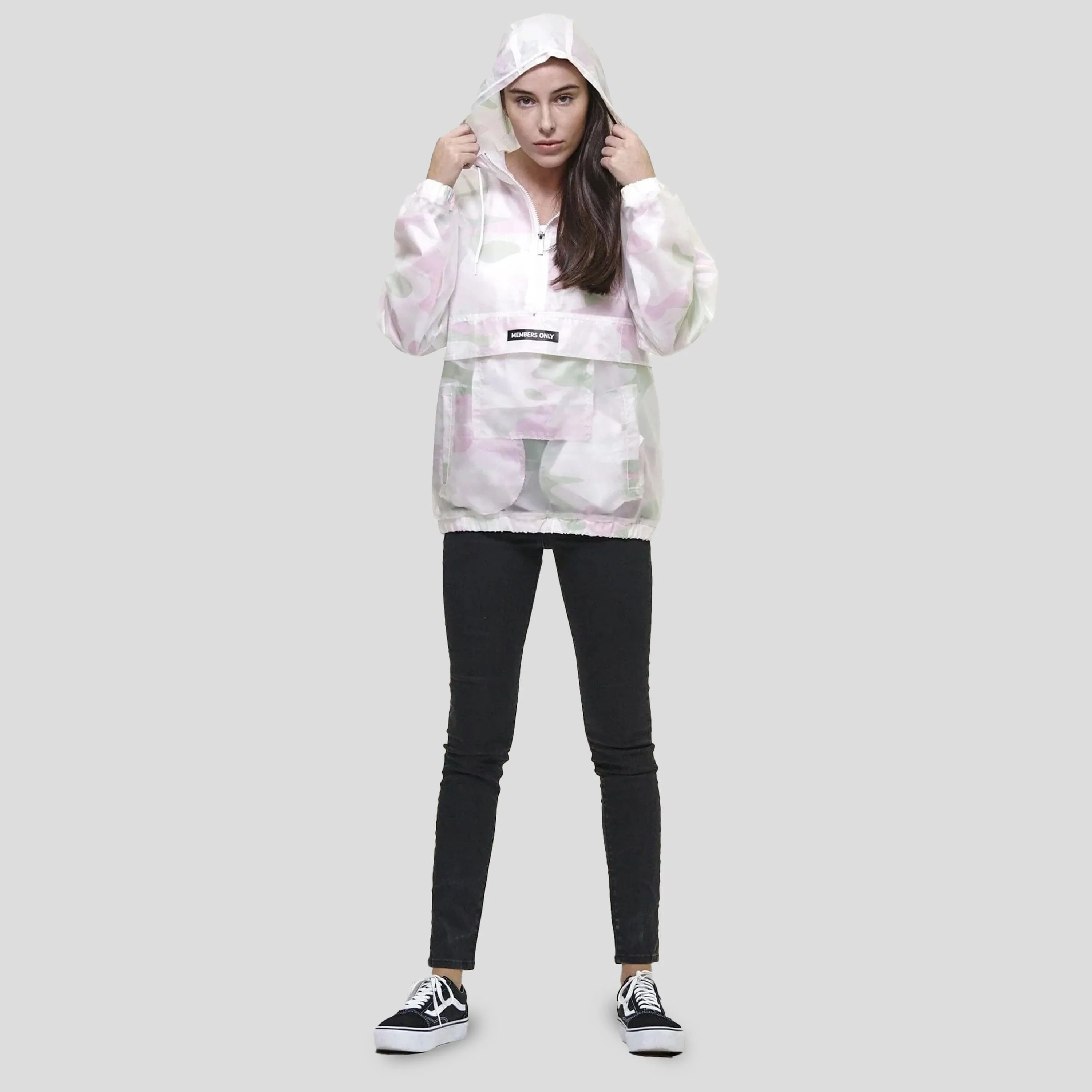 Women's Translucent Pullover Jacket with hood - FINAL SALE